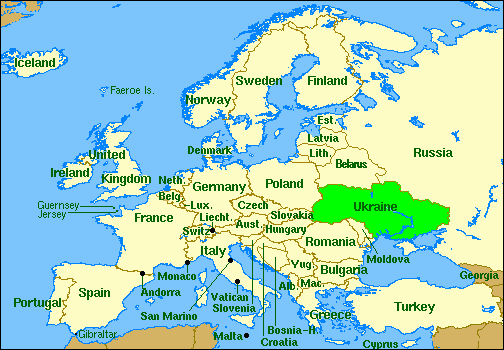 ukraine carte europe